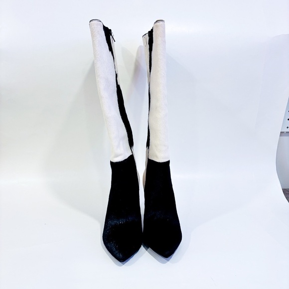 I.N.C. INTERNATIONAL CONCEPTS – Palmina calf hair dress boots | Black & white * - Picture 6 of 8